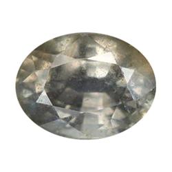 1.65ct  Oval Natural Unheated Silver Blue Sapphire VS (GEM-12845)