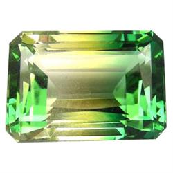 24.75ct  Dazzling Emerald Cut Green & Yellow Ametrine (GEM-14403)