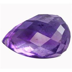 8.25ct Awesome Top Purple Briolette Drill Amethyst (GEM-15459)