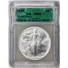 Image 1 : 1995 $1 American Silver Eagle Coin ICG MS69