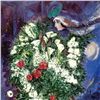 Image 2 : Marc Chagall (1887-1985) "Bouquet With Flying Lover" Print Lithograph On Paper