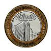 Image 2 : .999 Silver Atlantis Casino Resort Reno, NV $10 Casino Limited Edition Gaming Token