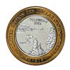 Image 1 : .999 Silver Harveys Lake Tahoe, Nevada $10 Casino Limited Edition Gaming Token
