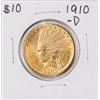 Image 1 : 1910-D $10 Indian Head Eagle Gold Coin