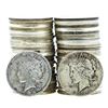 Image 2 : Lot of (50) $1 Peace Silver Dollar Coins Culls