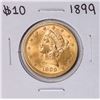 Image 1 : 1899 $10 Liberty Head Eagle Gold Coin