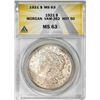 Image 1 : 1921 VAM-3B2 Hot 50 $1 Morgan Silver Dollar Coin ANACS MS63