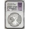 Image 1 : 1999-P $1 Proof American Silver Eagle Coin NGC PF69 Ultra Cameo E. Jones Signature