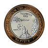Image 1 : .999 Silver Harveys Lake Tahoe, Nevada $10 Casino Limited Edition Gaming Token