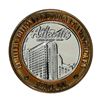 Image 2 : .999 Silver Atlantis Casino Resort Reno, NV $10 Casino Limited Edition Gaming Token
