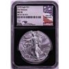 Image 1 : 2018 $1 American Silver Eagle Coin NGC MS70 First Releases Mercanti Signature