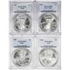 Image 1 : Lot of 1997-2000 $1 American Silver Eagle Coins PCGS MS69