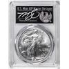 Image 1 : 2021 Type 2 $1 American Silver Eagle Coin PCGS MS70 Cleveland Signature FDOI