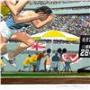 Image 2 : William Nelson "Bruce Jenner 100 M Dash" Limited Edition Lithograph On Paper