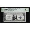 Image 1 : 1935G No Motto Silver Certificate Note Fr.1616 PMG Superb Gem Uncirculated 67EPQ