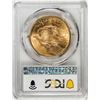 Image 2 : 1908 No Motto $20 St. Gaudens Double Eagle Gold Coin PCGS MS65