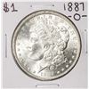 Image 1 : 1887-O $1 Morgan Silver Dollar Coin