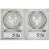 Image 2 : Lot of 2012-W & 2013-W $1 Proof American Silver Eagle Coins PCGS PR69DCAM