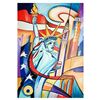 Image 1 : Alfred Gockel "Flame Of Ny" Limited Edition Giclee On Canvas