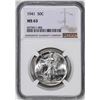 Image 1 : 1941 Walking Liberty Half Dollar Coin NGC MS63