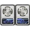 Image 2 : Lot of (2) 1985Mo Mexico 1 Onza Libertad Silver Coins NGC MS65