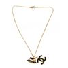 Image 1 : Chanel Gold CC Charm Necklace