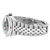 Image 4 : Rolex Womens Midsize 31mm Grey Diamond Lugs & Ruby Datejust Wristwatch