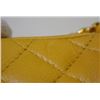 Image 5 : Chanel Yellow Quilted Leather Flap Micro Flap Bag