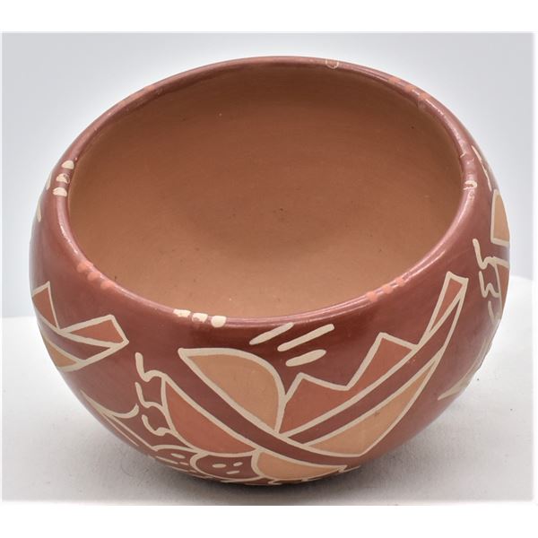 Vintage Santa Clara Pottery Bowl by John & Mary J.