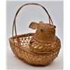 Image 1 : Ethnic Wicker Rabbit Basket
