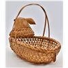 Image 3 : Ethnic Wicker Rabbit Basket