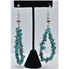 Image 2 : Quail Ridge Turquoise Nugget Earrings by McLellan