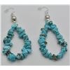 Image 4 : Quail Ridge Turquoise Nugget Earrings by McLellan