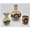 Image 1 : 3 Mexican Tonala Pottery Collectibles