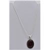 Image 2 : Natural Red Garnet Pendant Necklace