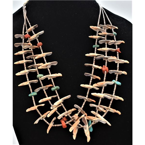 Santo Domingo 3 Strand Bird Fetish Necklace