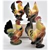Image 3 : Mid Century Glazed Ceramic Pottery Chickens