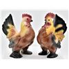 Image 6 : Mid Century Glazed Ceramic Pottery Chickens