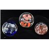 Image 2 : 3 Hand Blown Paperweights