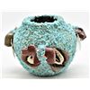 Image 1 : Zuni Turquoise Encrusted Fetish Pot
