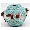 Image 3 : Zuni Turquoise Encrusted Fetish Pot