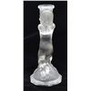 Image 2 : 1930's Frosted Glass Lady Candlestick