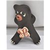 Image 1 : Jemez Taos Pottery Bear with Butterfly on Stomach