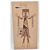 Image 1 : Native American Navajo Sand Painting, Watchman