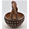 Image 2 : Historic Isleta Polychrome Pottery Spirit Bowl