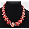 Quail Ridge Studios Coral Bead Choker by McLellan