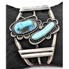 Image 3 : Vintage Navajo Sterling Turquoise Cuff Bracelet