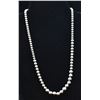 Image 1 : Sterling Silver Graduated Bead Necklace