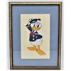 Image 1 : Framed Donald Duck Cross Stitch Picture
