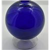 Image 2 : Mid Century Cobalt Blue Orb Vase